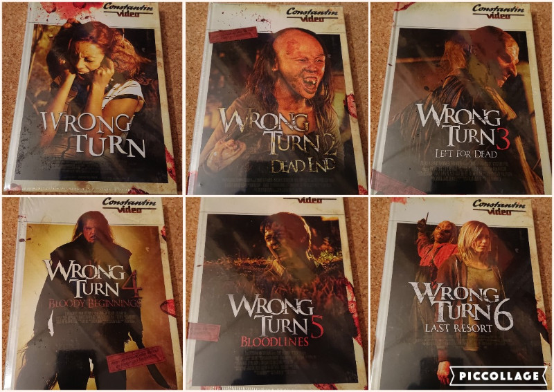 Wrong Turn 1-6 White Box Mediabook Collection NEU Kaufen!