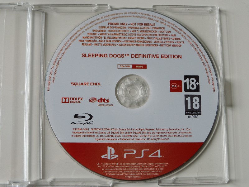 SLEEPING DOGS DEFINITIVE EDITION - PS4 PROMO UNCUT Kaufen!
