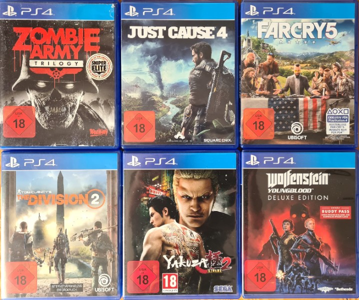 PS4 Spiele Sammlung Kaufen!