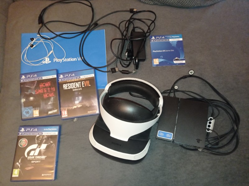 VR Brille PS 4 + Kamera + alle Kabel + 3 Spiele Kaufen!