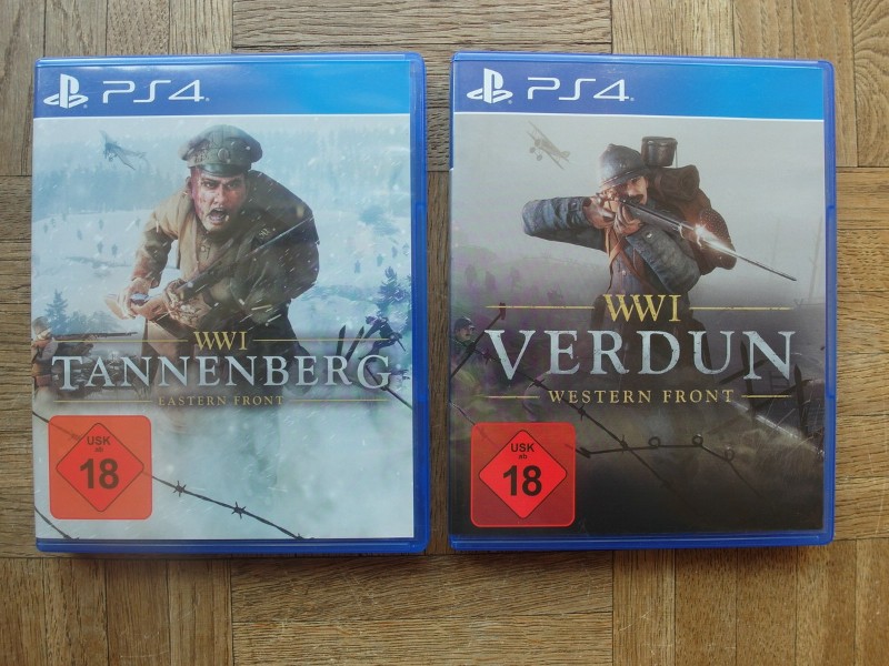 PS4 Spiele - Verdun + Tannenberg - Top Zustand! Kaufen!