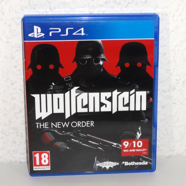 PS4 Playstation 4 Wolfenstein The New Order Uncut Kaufen!