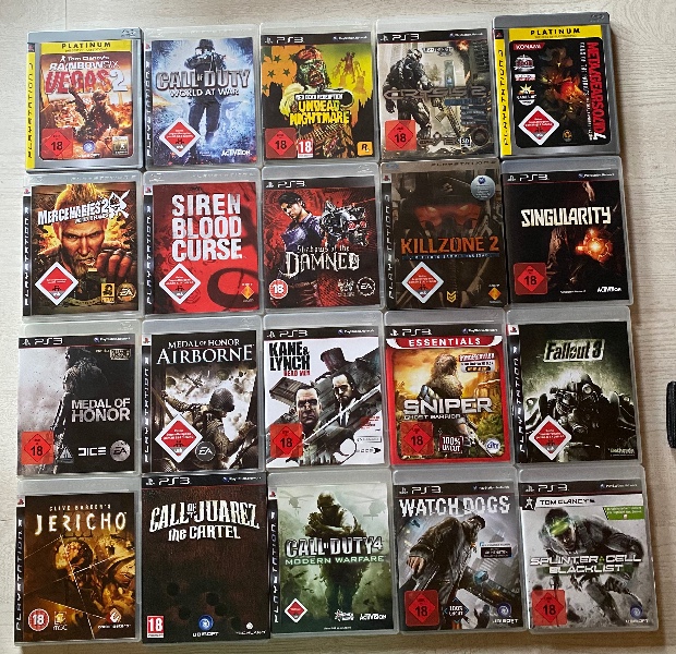 PS3 Spielesammlung (38)+ Far Cry 2 Sammler-Edition Kaufen!