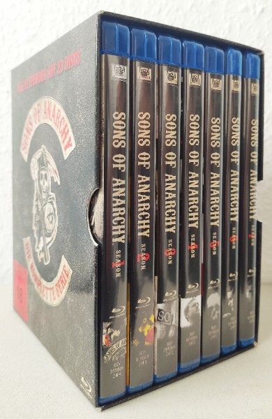 Sons of Anarchy komplette Serie Blu-ray wie NEU dt Kaufen!