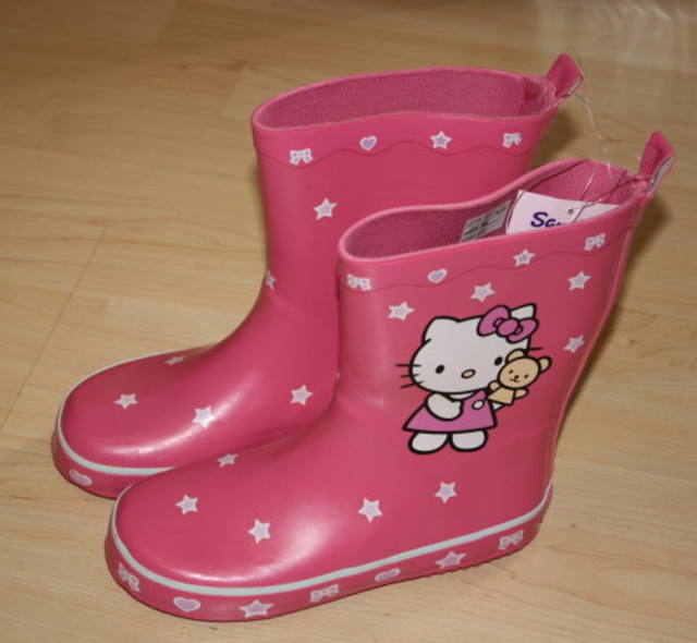Hello Kitty Kinder Gummistiefel pink Gr. 31 NEU Kaufen!